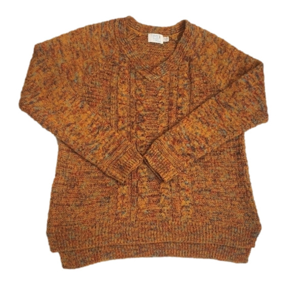 WOMENS Time and Tru multicolor v neck ribbed sweater size Small (4-6). - Picture 16 of 16